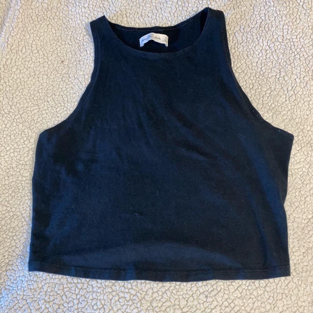 A&F Black Halter / Crop Top